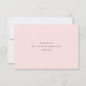 Bent u mijn Bloemenmeisje-voorstel met een platte  Kaart (Achterkant)