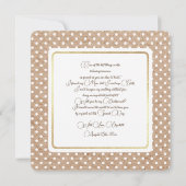 Bent u mijn Bridesmaid? Aangepaste uitnodigingen (Achterkant)