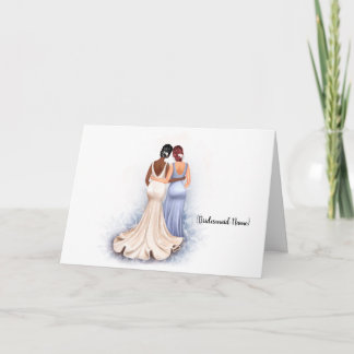 Bent u mijn Bridesmaid? Afrikaans-Amerikaanse brid Kaart