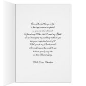 Bent u mijn Bridesmaid?  Art Kaart (Binnen (Rechts))