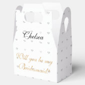 Bent u mijn Bridesmaid? Bedankdoosjes (Geopend)