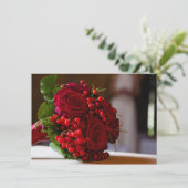 Bent u mijn Bridesmaid Bouquet-uitnodiging? Kaart (Staand voorkant)