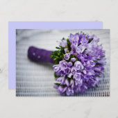 Bent u mijn Bridesmaid Bouquet-uitnodiging? Kaart (Voorkant / Achterkant)