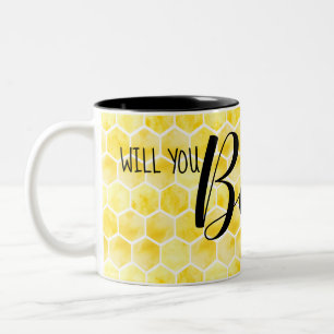 Bent u mijn bridesmaid Bridal Party Gift-thema? Tweekleurige Koffiemok
