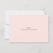 Bent u mijn Bridesmaid Card Blush Pink Glitter Kaart (Achterkant)