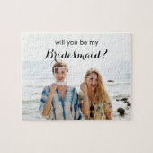 Bent u mijn Bridesmaid Custom Photo Puzzle Gift Legpuzzel (Horizontaal)