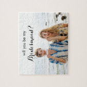 Bent u mijn Bridesmaid Custom Photo Puzzle Gift Legpuzzel (Verticaal)