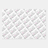 Bent u mijn Bridesmaid die papierbladen overvult? Inpakpapier Vel (Voorkant)