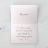 Bent u mijn Bridesmaid? Dusty Roos Floral (Binnen)