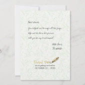 Bent u mijn Bridesmaid Elegant Gold Pineappels? Kaart (Achterkant)