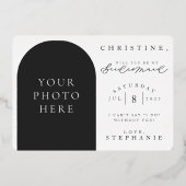 Bent u mijn Bridesmaid Folie Kaart Fotovoorstel (Achterkant)