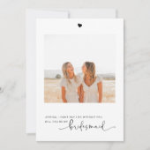 Bent u mijn Bridesmaid-fotovoorstel Kaart? (Voorkant)
