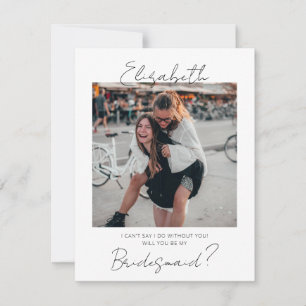 Bent u mijn Bridesmaid-fotovoorstel Kaart? Bedankkaart
