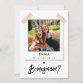 Bent u mijn Bridesmaid-fotovoorstel Kaart? Feestdagenkaart (Voorkant)