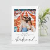 Bent u mijn Bridesmaid-fotovoorstel Kaart? Kaart (Staand voorkant)
