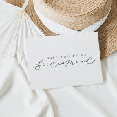 Bent u mijn Bridesmaid-fotovoorstel Kaart? Kaart