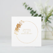 Bent u mijn Bridesmaid Gold White Vip? Kaart (Staand voorkant)