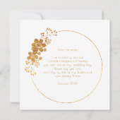 Bent u mijn Bridesmaid Gold White Vip? Kaart (Achterkant)