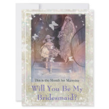 Bent u mijn Bridesmaid groene uitnodiging?