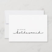 Bent u mijn Bridesmaid Heart-voorstel Kaart? Kaart (Voorkant)