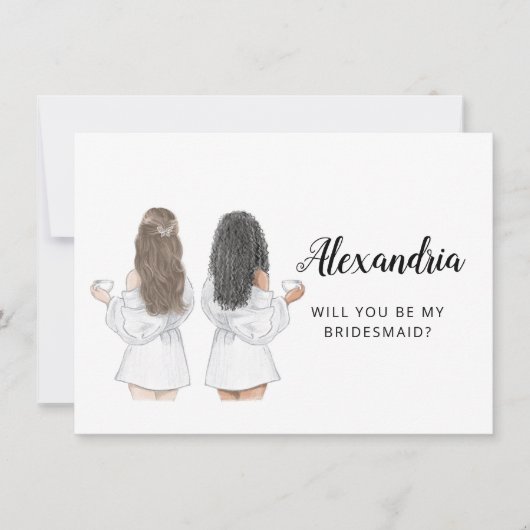 Bent u mijn Bridesmaid-kaartje? Kaart (Voorkant)