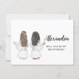 Bent u mijn Bridesmaid-kaartje? Kaart