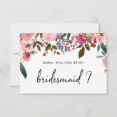 Bent u mijn Bridesmaid-kaartje? Kaart (Voorkant)