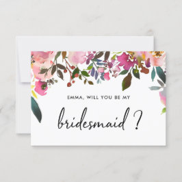 Bent u mijn Bridesmaid-kaartje? Kaart