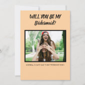 Bent u mijn Bridesmaid/Maid of Honor-voorstel? Aankondiging (Voorkant)