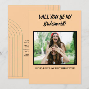 Bent u mijn Bridesmaid/Maid of Honor-voorstel? Aankondiging