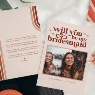 Bent u mijn Bridesmaid/Maid of Honor-voorstel? Aankondiging