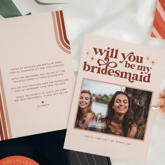 Bent u mijn Bridesmaid/Maid of Honor-voorstel? Aankondiging