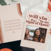 Bent u mijn Bridesmaid/Maid of Honor-voorstel? Aankondiging