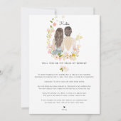 Bent u mijn Bridesmaid/Maid of Honor Voorstel I Kaart (Voorkant)