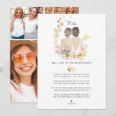 Bent u mijn Bridesmaid/Maid of Honor-voorstel? Kaart (Voorkant / Achterkant)