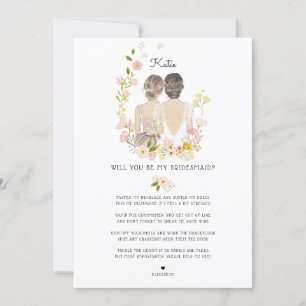 Bent u mijn Bridesmaid/Maid of Honor-voorstel? Kaart