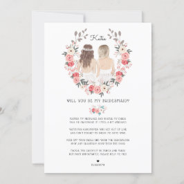 Bent u mijn Bridesmaid/Maid of Honor-voorstel? Kaart