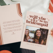 Bent u mijn Bridesmaid/Maid of Honor-voorstel? Notitiekaartje