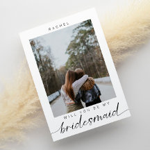 Bent u mijn Bridesmaid minimalist Foto Modern