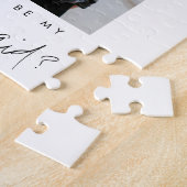 Bent u mijn Bridesmaid minimalist Foto Modern Legpuzzel (Zijkant)