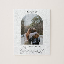 Bent u mijn Bridesmaid minimalist Foto Modern Legpuzzel