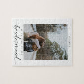 Bent u mijn Bridesmaid minimalist Foto Modern Legpuzzel (Horizontaal)