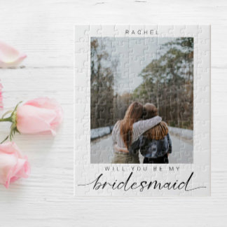 Bent u mijn Bridesmaid minimalist Foto Modern Legpuzzel