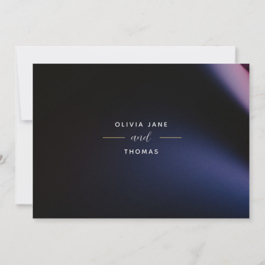 Bent u mijn Bridesmaid Modern Moody Black Dark? Kaart (Achterkant)