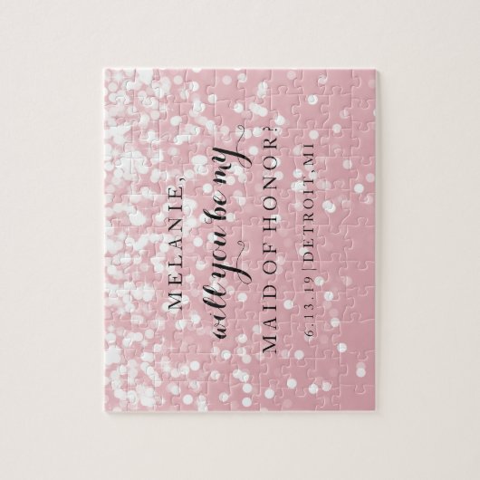 Bent u mijn Bridesmaid-MOH-puzzel? Legpuzzel (Verticaal)