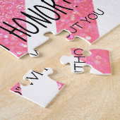 Bent u mijn Bridesmaid MOH Puzzle - uw Ring Legpuzzel (Zijkant)