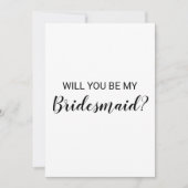 Bent u mijn Bridesmaid Notecards? Bedankkaart (Voorkant)