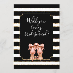 Bent u mijn Bridesmaid Peach High Hiel Shoes? Kaart