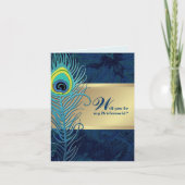 Bent u mijn Bridesmaid? Peacock Feather (Voorkant)