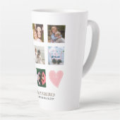 Bent u mijn Bridesmaid PHOTO COLLAGE BFF Cadeau Latte Mok (Rechterhoek)